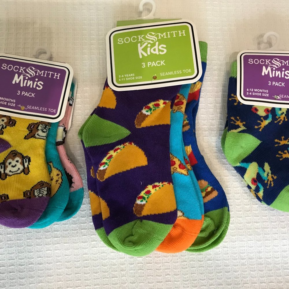 Kids crazy socks by Socksmith!